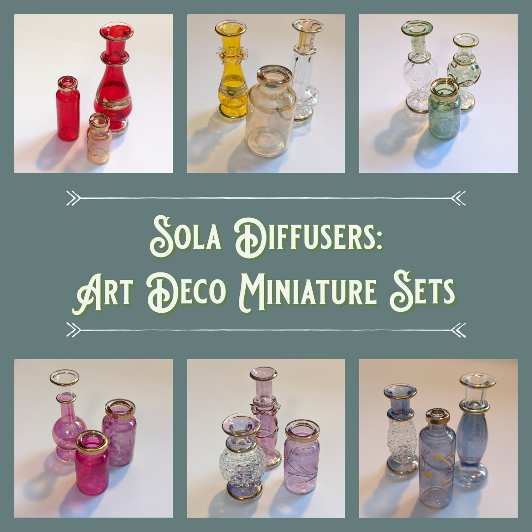 Sola Diffuser: Art Deco Miniature Sets
