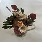 Sola Wood Flower Arrangement with Pink and Red Fall-inspired Blooms