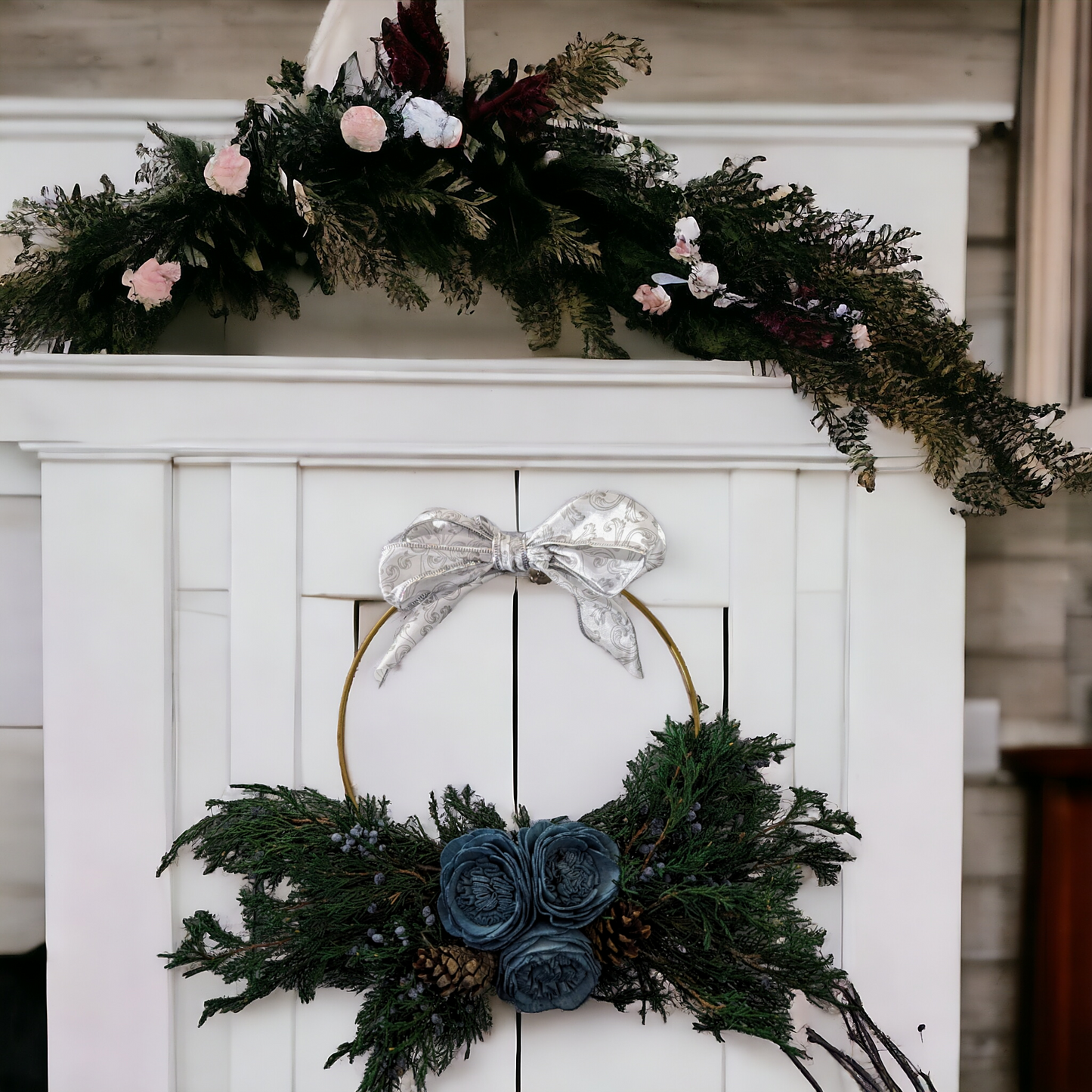 Winter Wreath: Natural and Woodsy