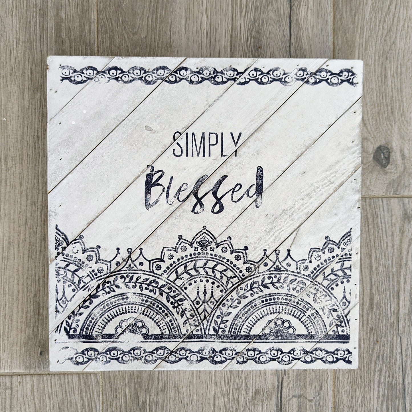Wall Art: Simply Blessed