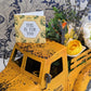 Spring Decor: Farm Truck Arrangement with Wood Flowers