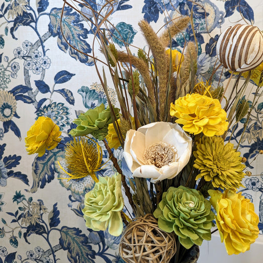 Bright, Light, and Natural: A Vase of Sola Flowers for Spring